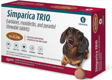 Load image into Gallery viewer, Simparica Trio Chewable Tablet for Dogs
